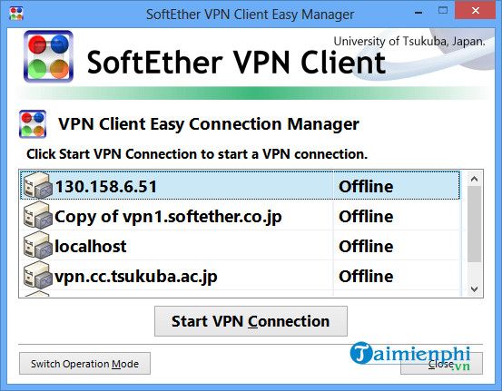 Cách dùng VPN Gate fake IP