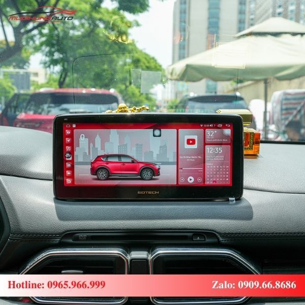 Màn hình Android Gotech GT Mazda 360 Pro có chất lượng hình ảnh sắc nét