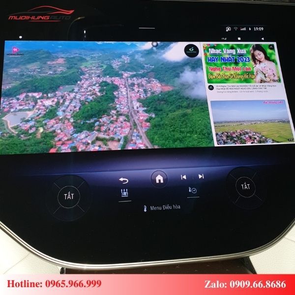 Android Box cho ô tô Mercedes EQS 500 giải trí đa phương tiện