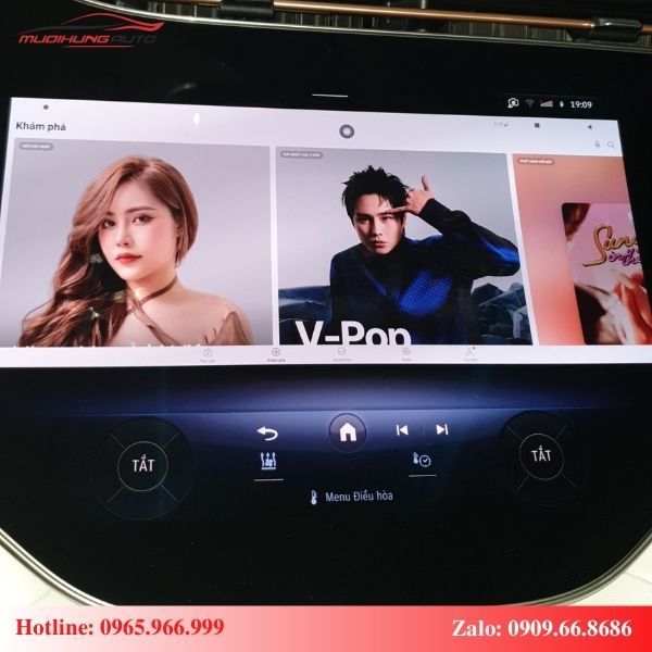 Android Box cho ô tô Mercedes EQS 500