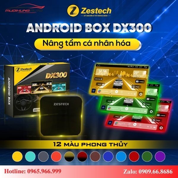 Android Box Zestech cho ô tô Mercedes EQS 500