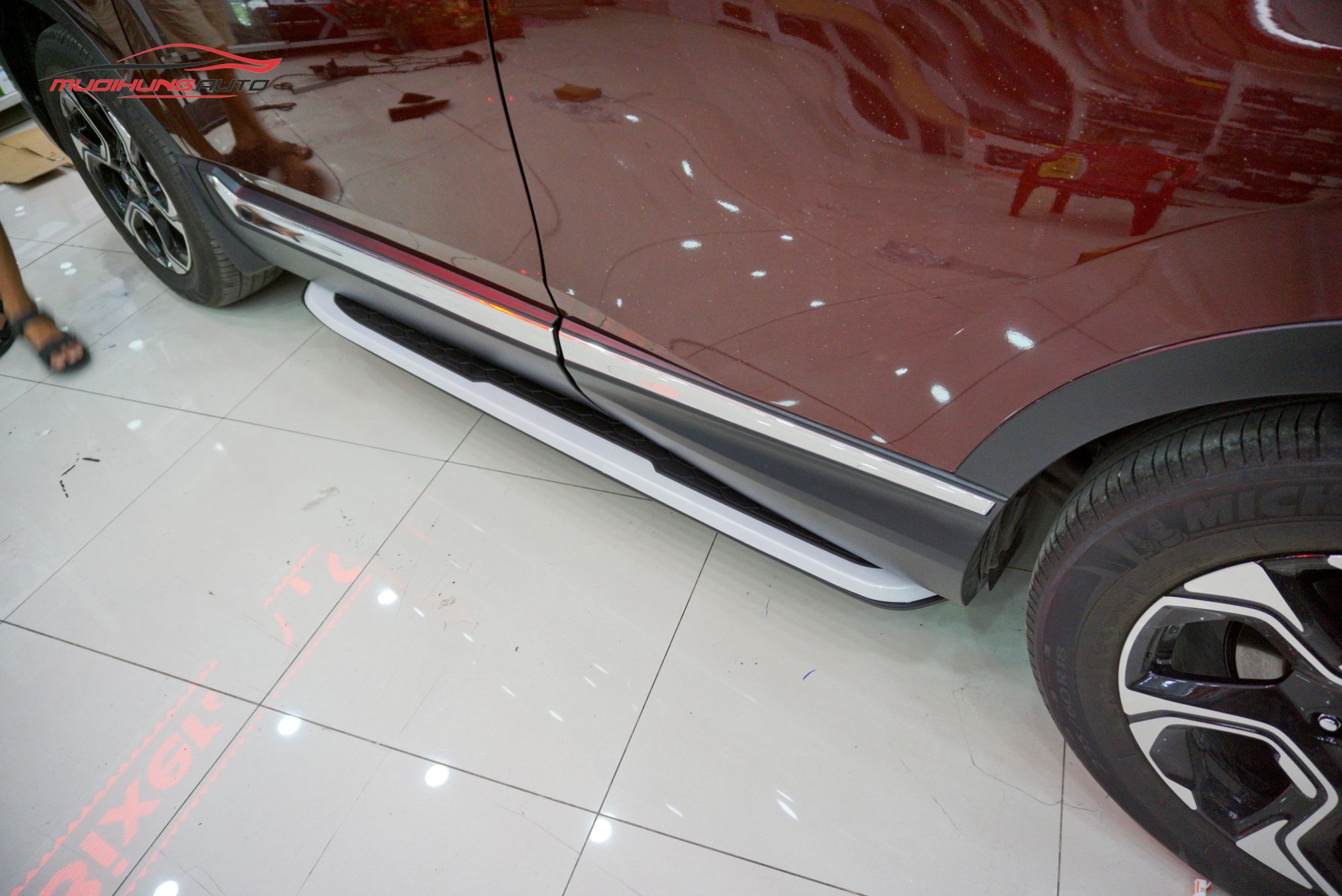 Bậc bước chân Honda CRV 2019