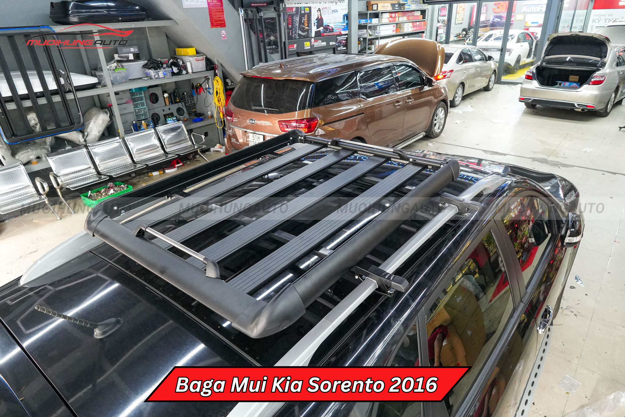 Baga mui ô tô Kia Sorento 2016