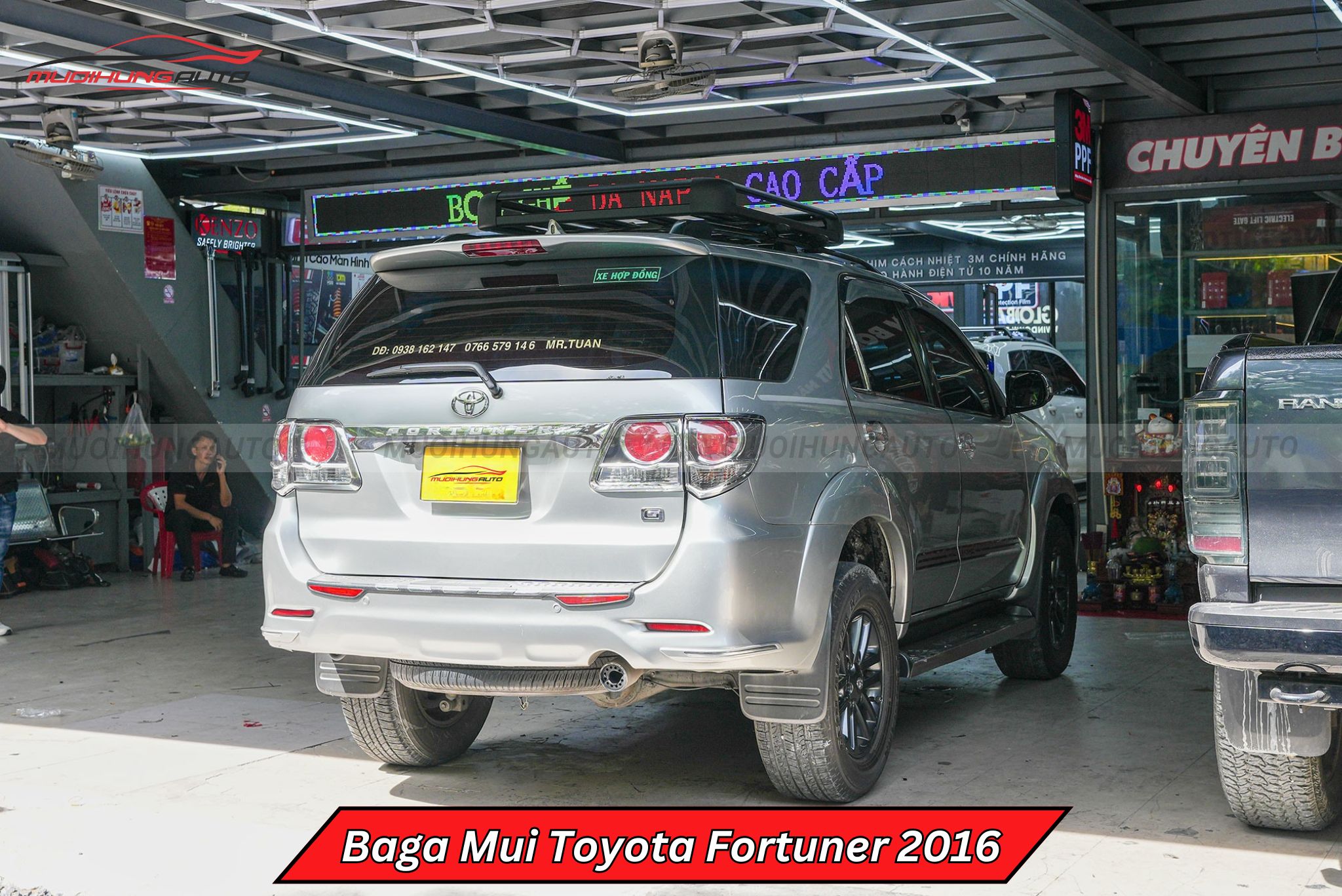 Baga mui vuông xe Toyota Fortuner 2016