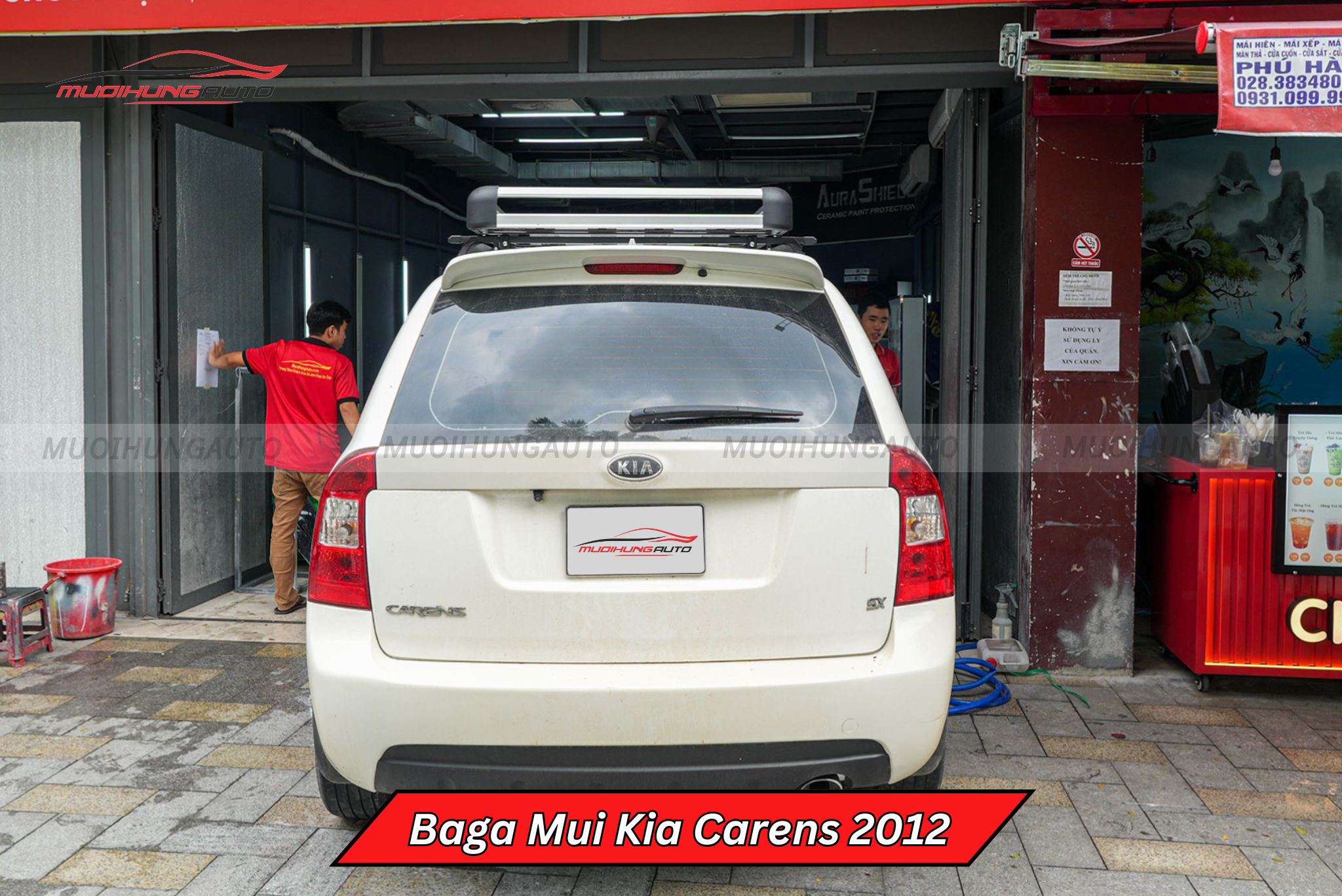 Baga nóc Kia Carens 2012