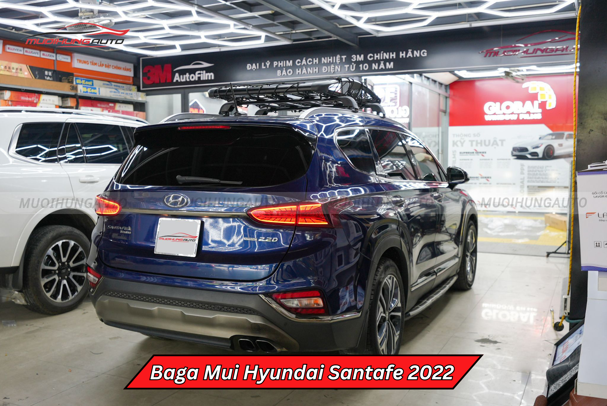 Baga nóc xe Hyundai SantaFe 2022