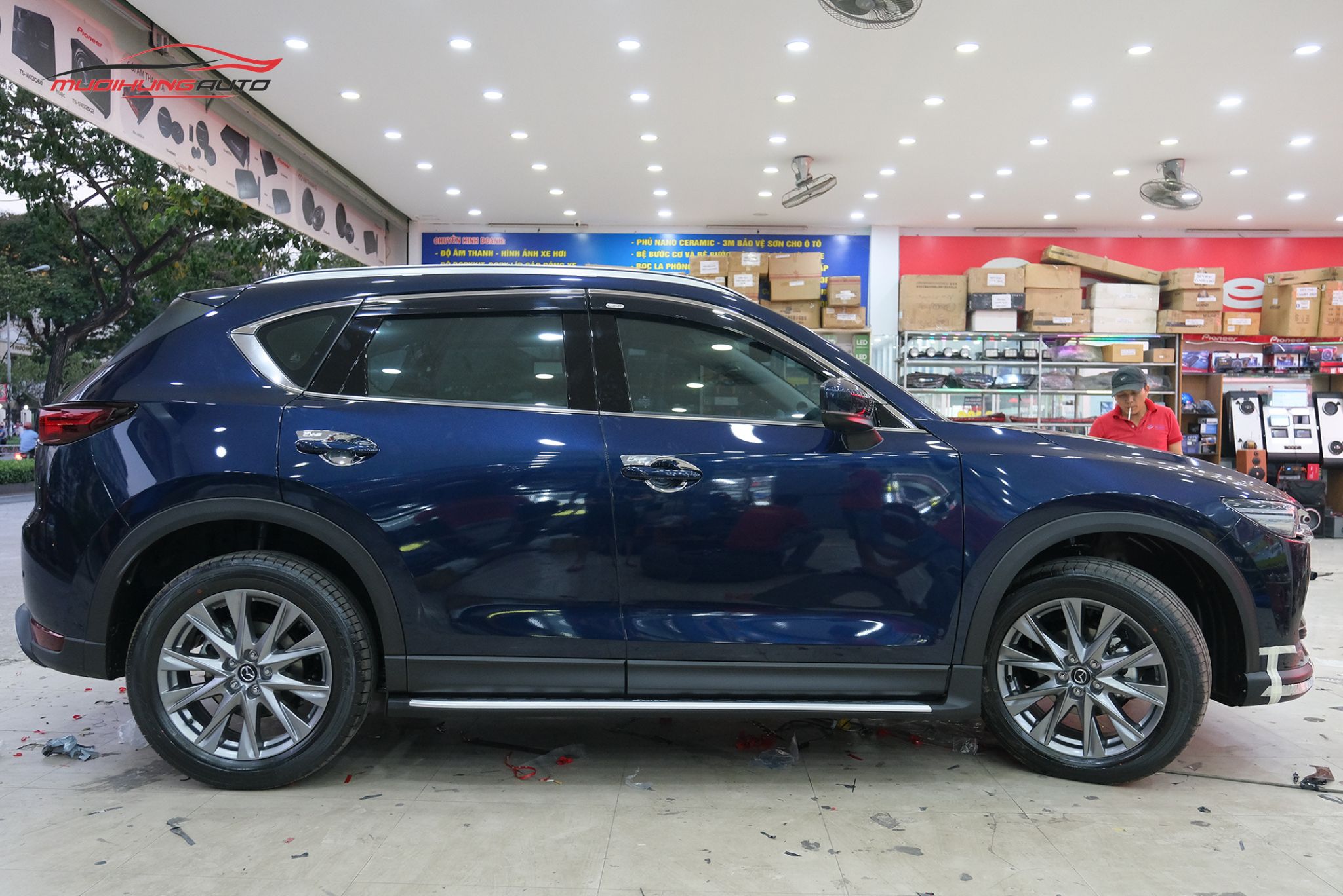 Bệ bước chân Mazda CX5 2017