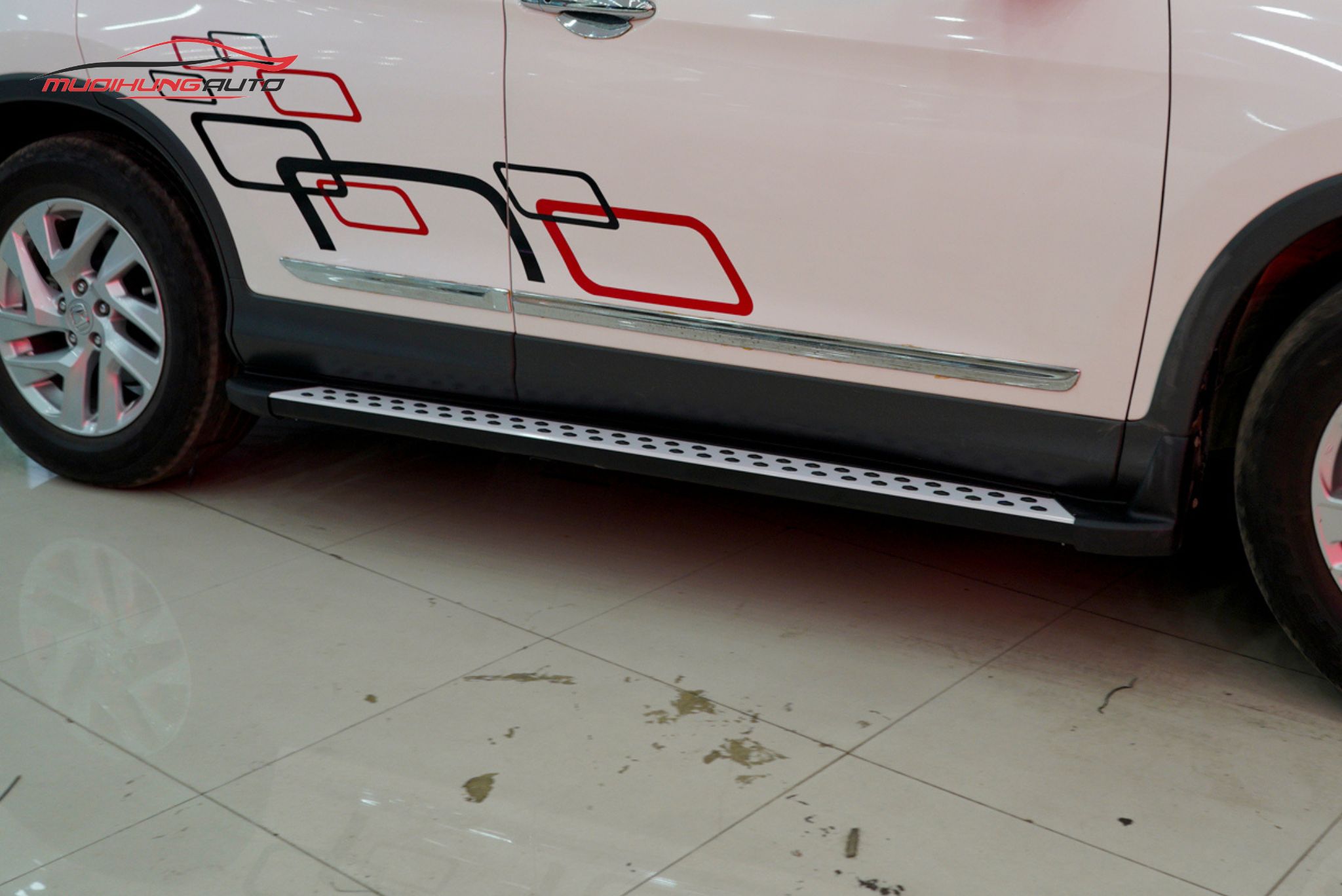 Bệ lên xuống xe Honda CRV 2015