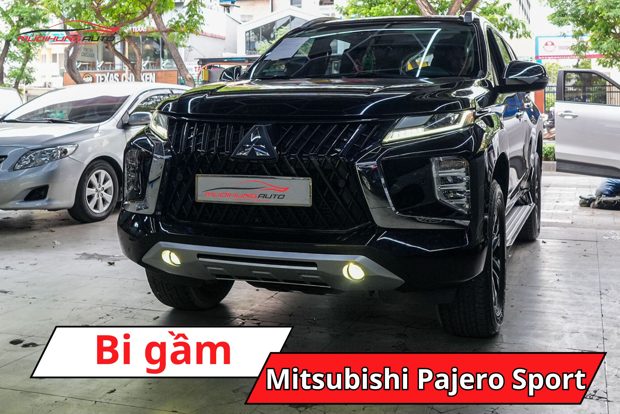 Bi gầm Mitsubishi Pajero Sport