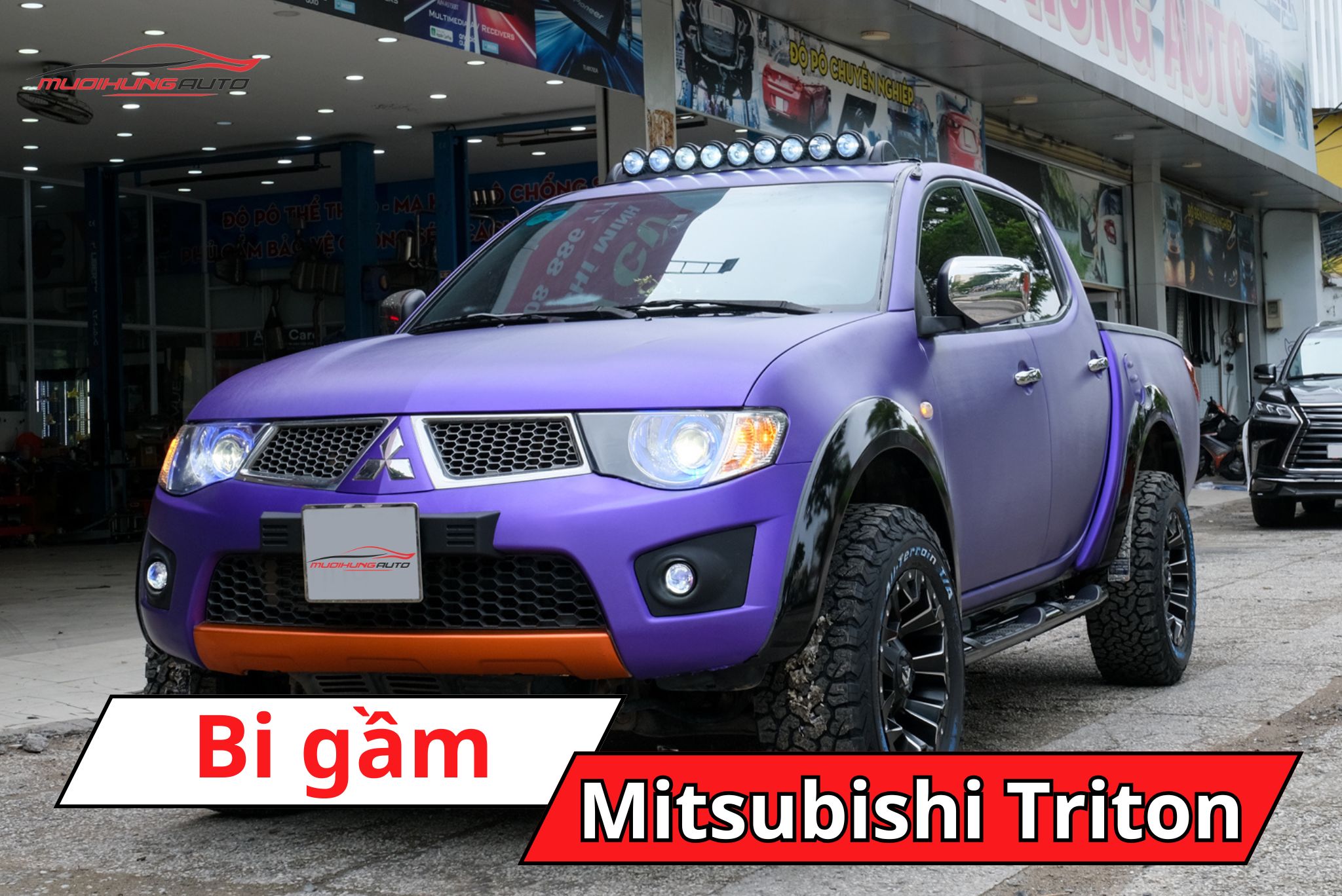 Bi gầm Mitsubishi Triton