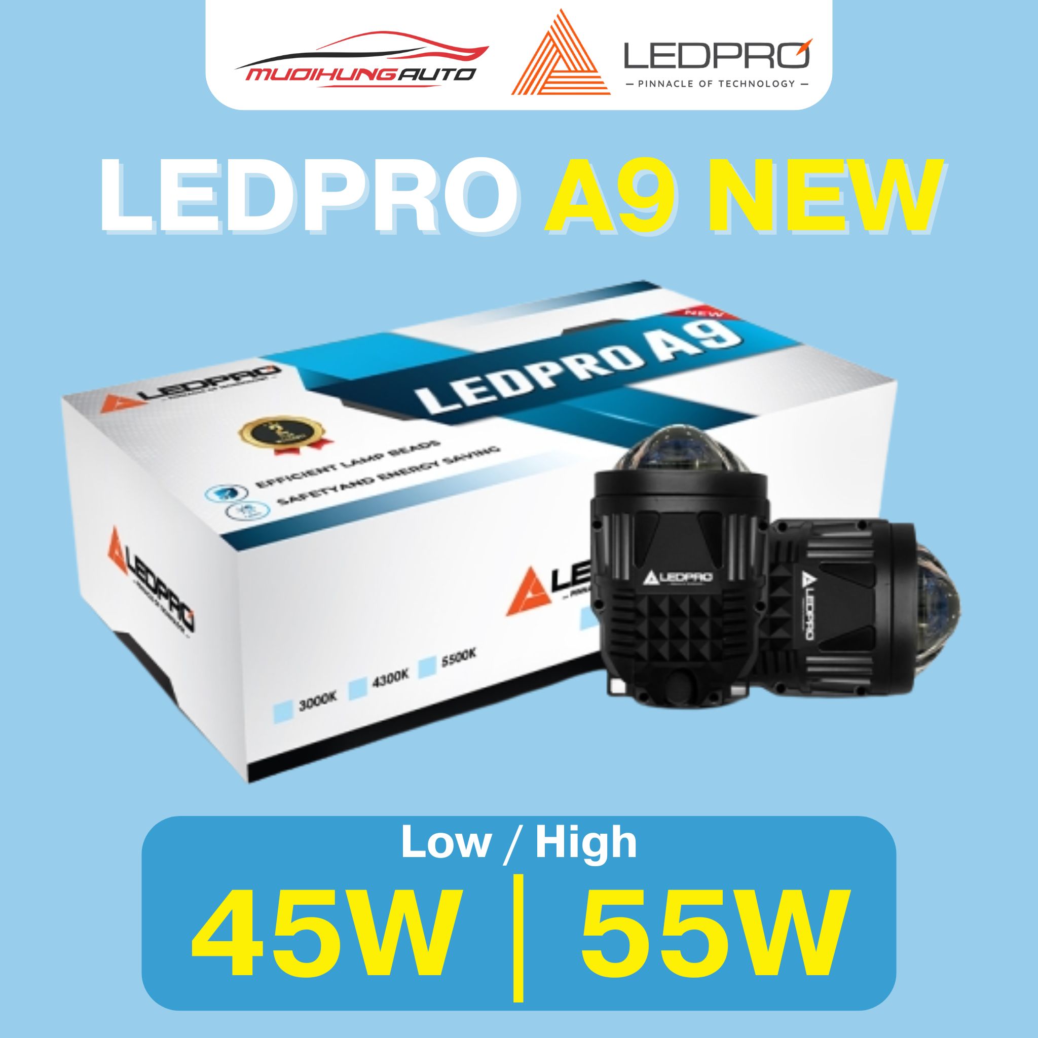 Bi gầm ô tô LEDPRO A9 New