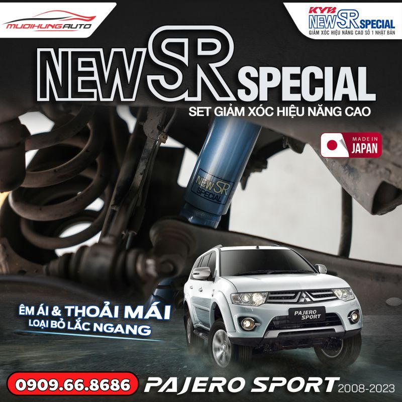 Bộ giảm xóc ô tô KYB Pajero Sport