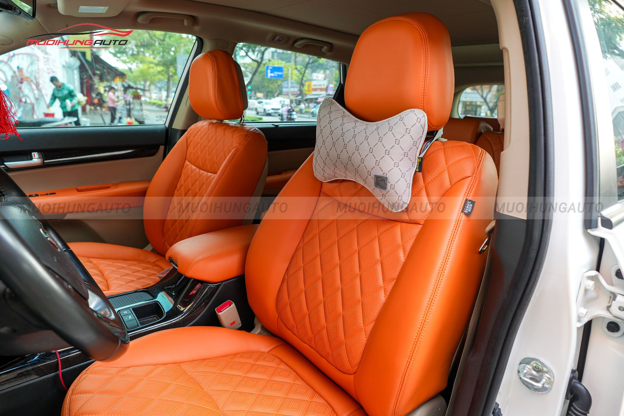 Bọc ghế da Kia Sorento 2018