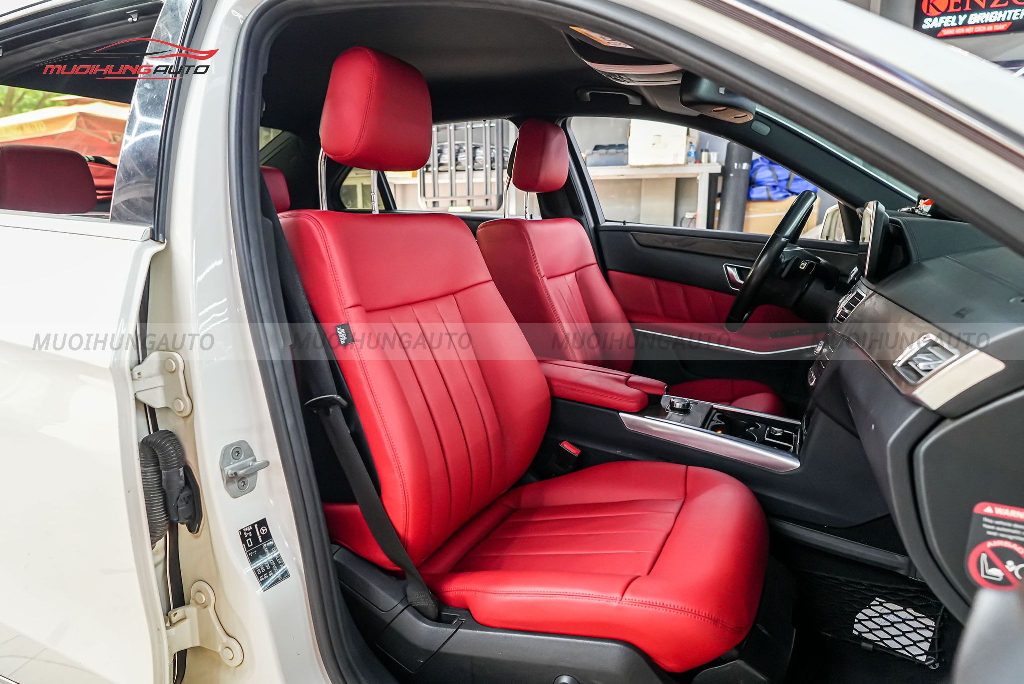 Bọc ghế da Mercedes E200 2015