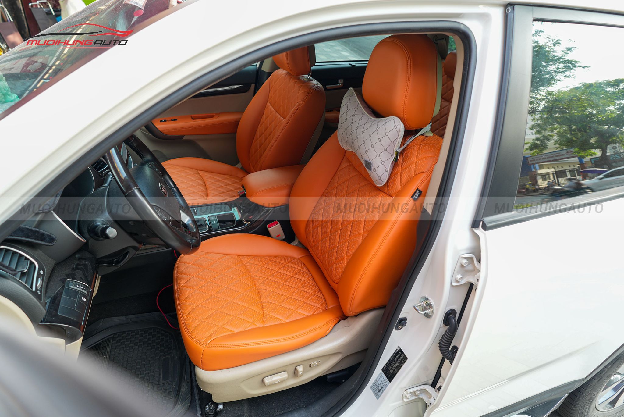 Bọc ghế da ô tô Kia Sorento 2018