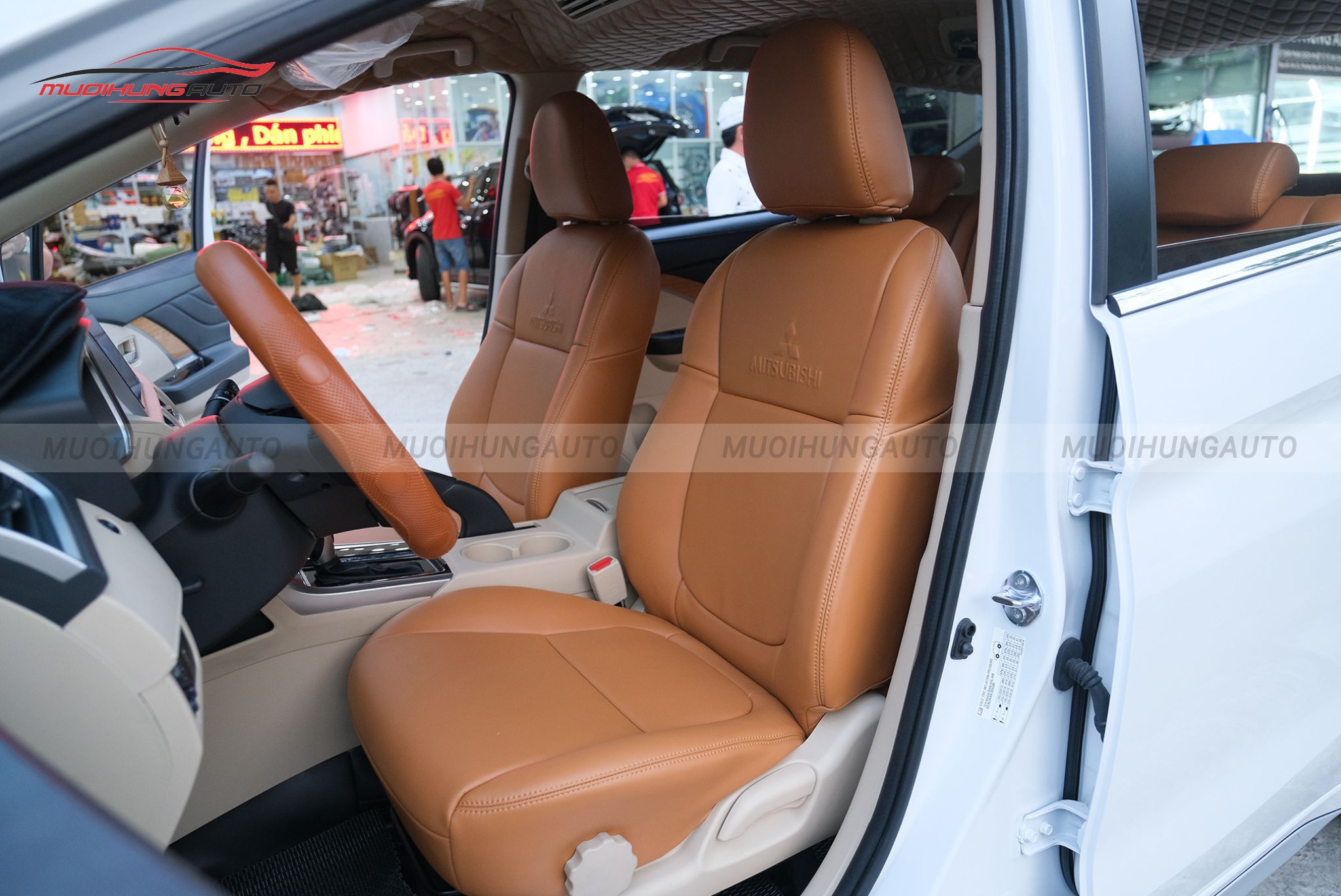 Bọc ghế da ô tô Mitsubishi Xpander
