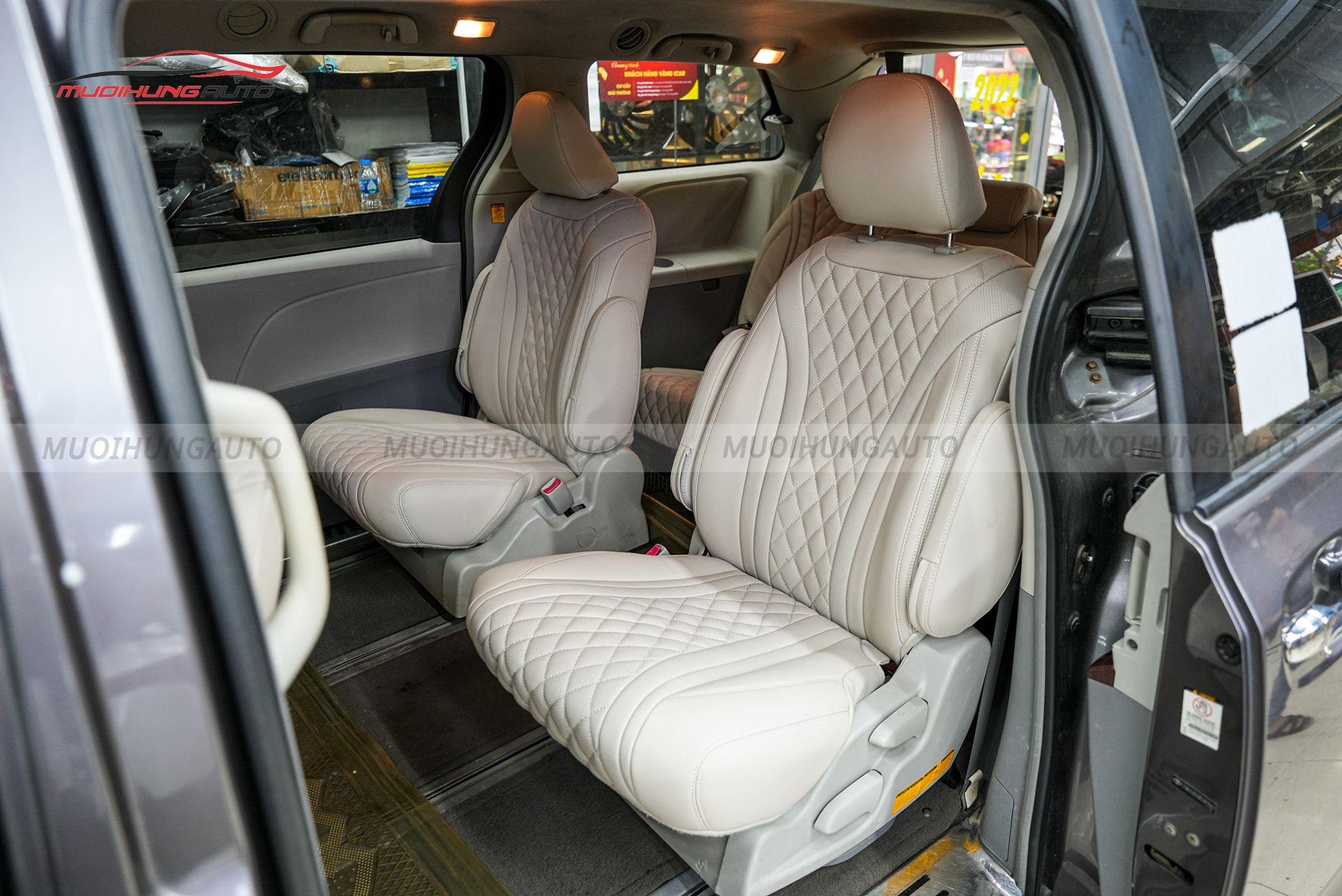 Bọc ghế da Toyota Sienna