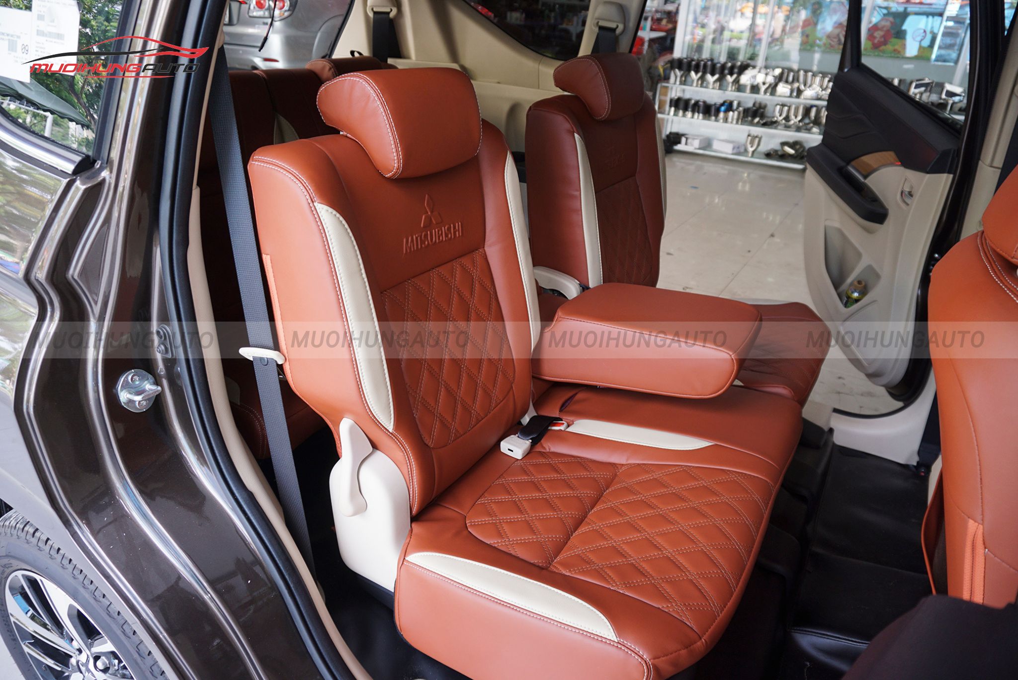 Bọc ghế da xe hơi Mitsubishi Xpander 2019