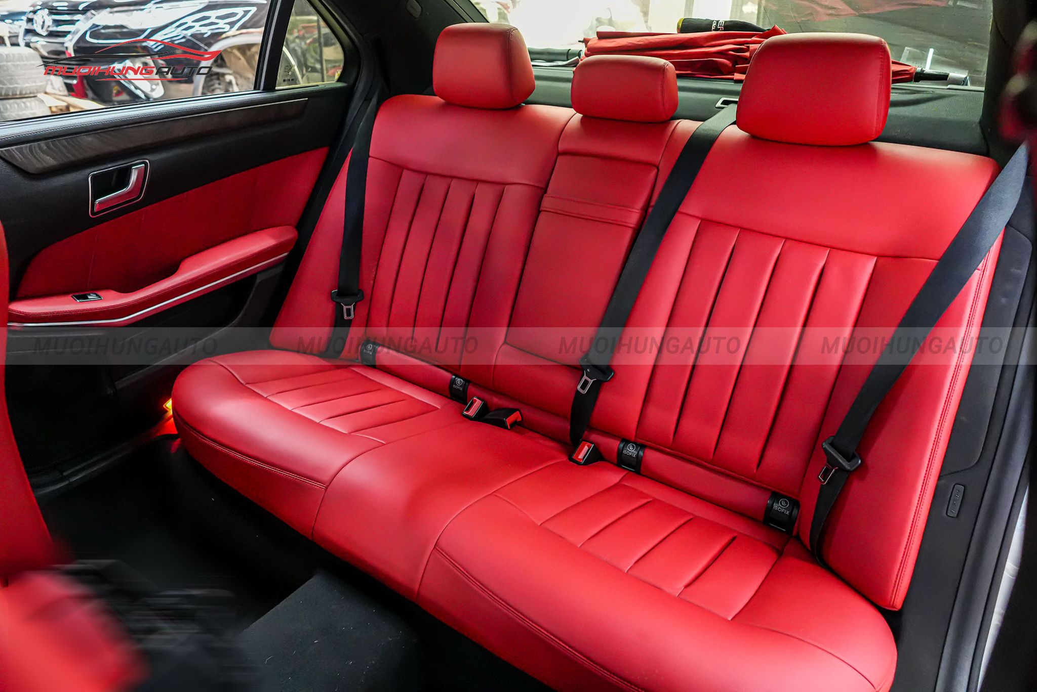 Bọc ghế da xe Mercedes E200 2015