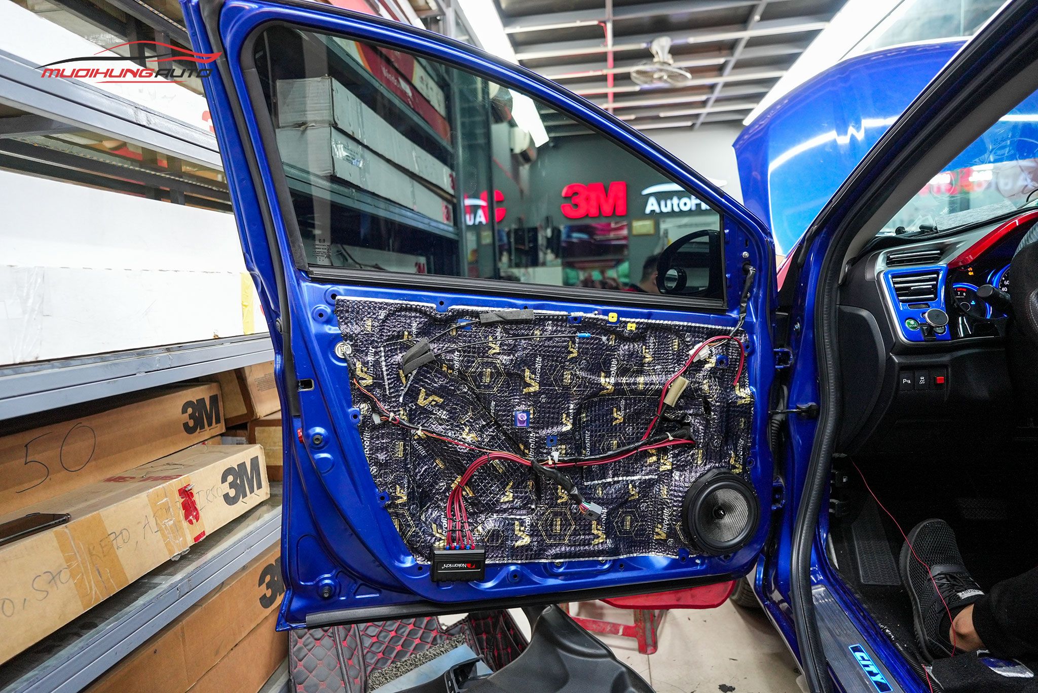 Cách âm 4 cửa xe hơi Honda City 2016