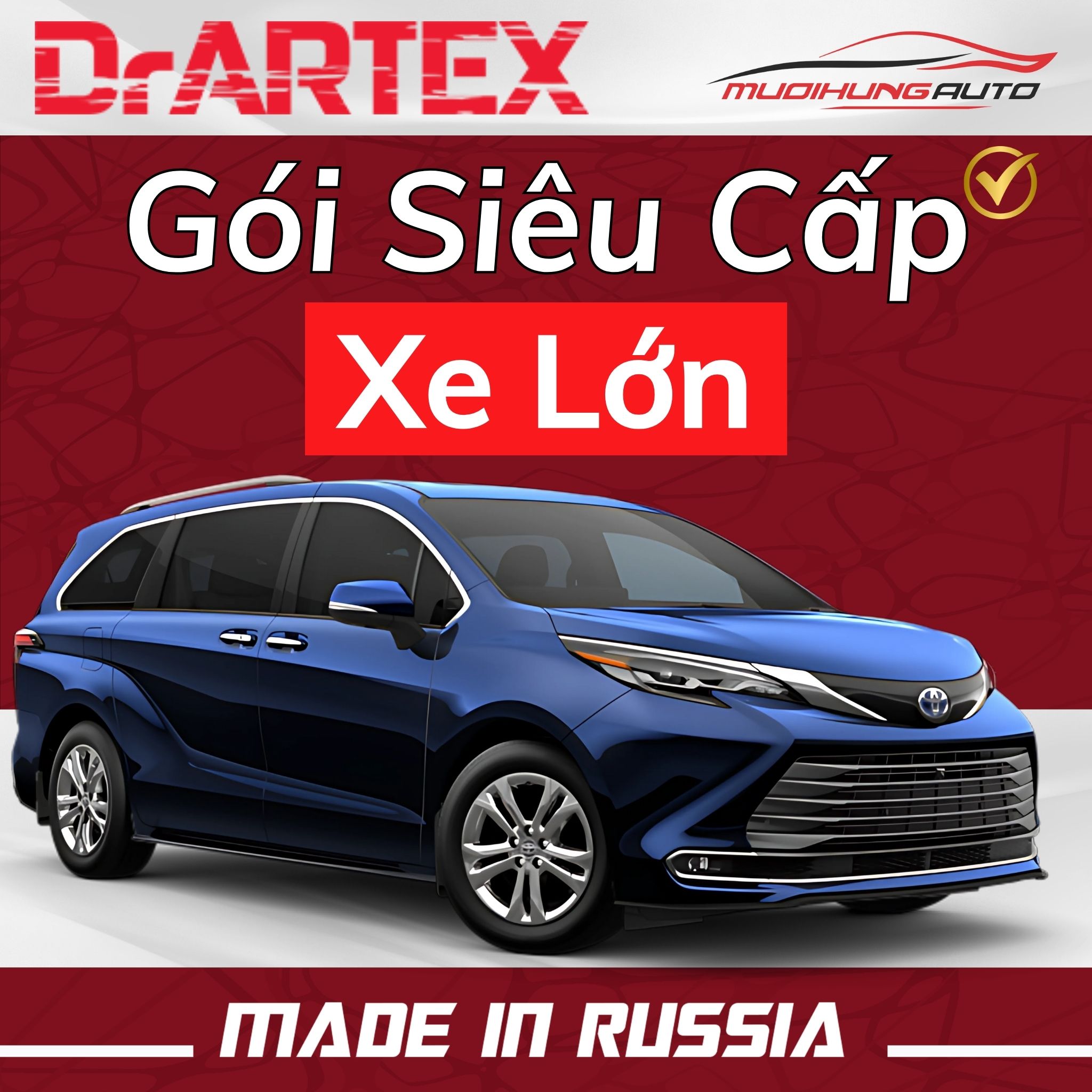 Cách âm chống ồn DrARTEX Gói Siêu Cấp - Xe Lớn