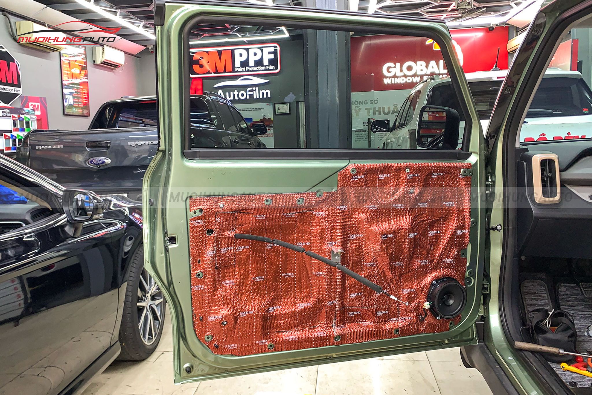 Cách âm chống ồn cửa xe Vinfast VF3 2025