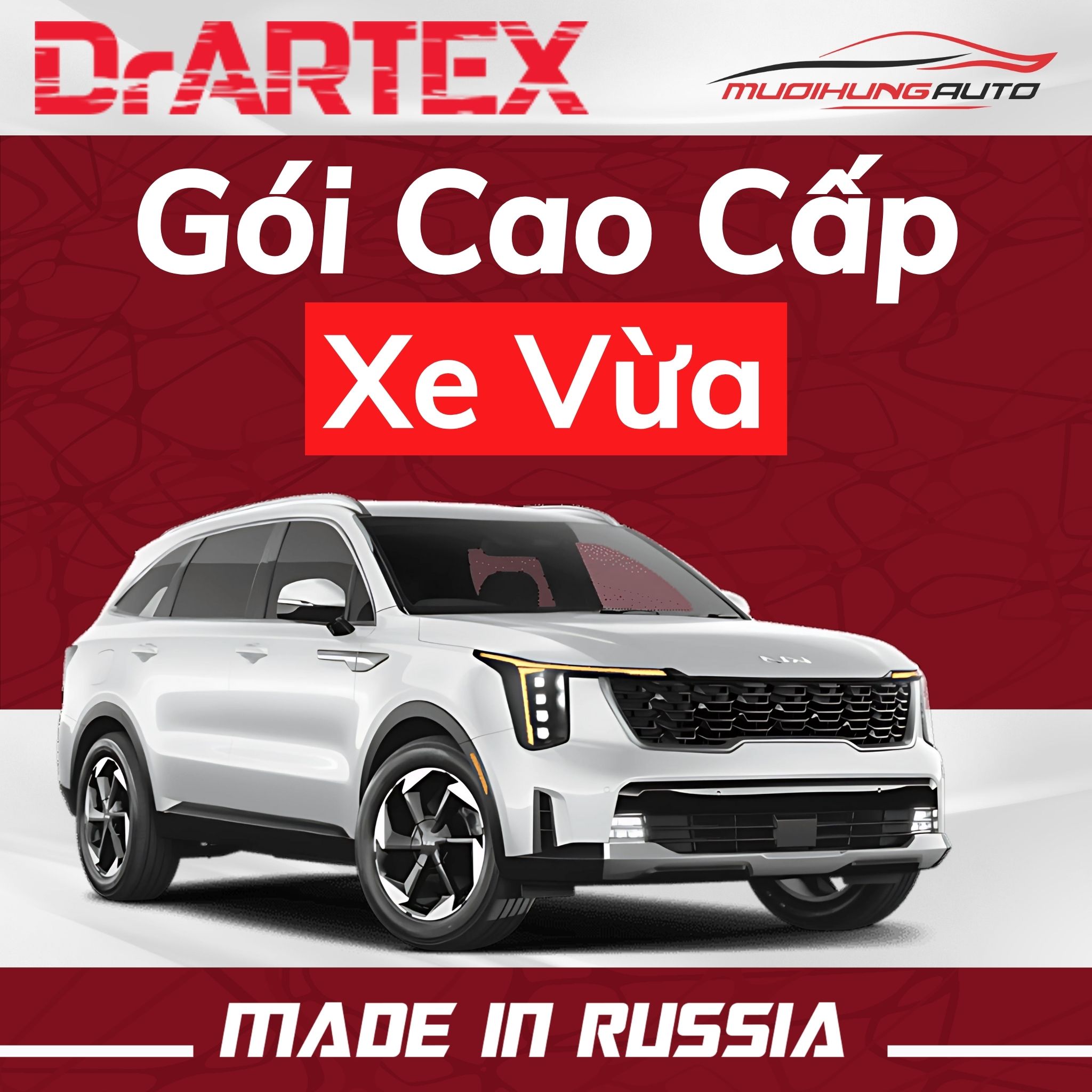 Cách Âm Chống Ồn DrARTEX Gói Cao Cấp - Xe Vừa