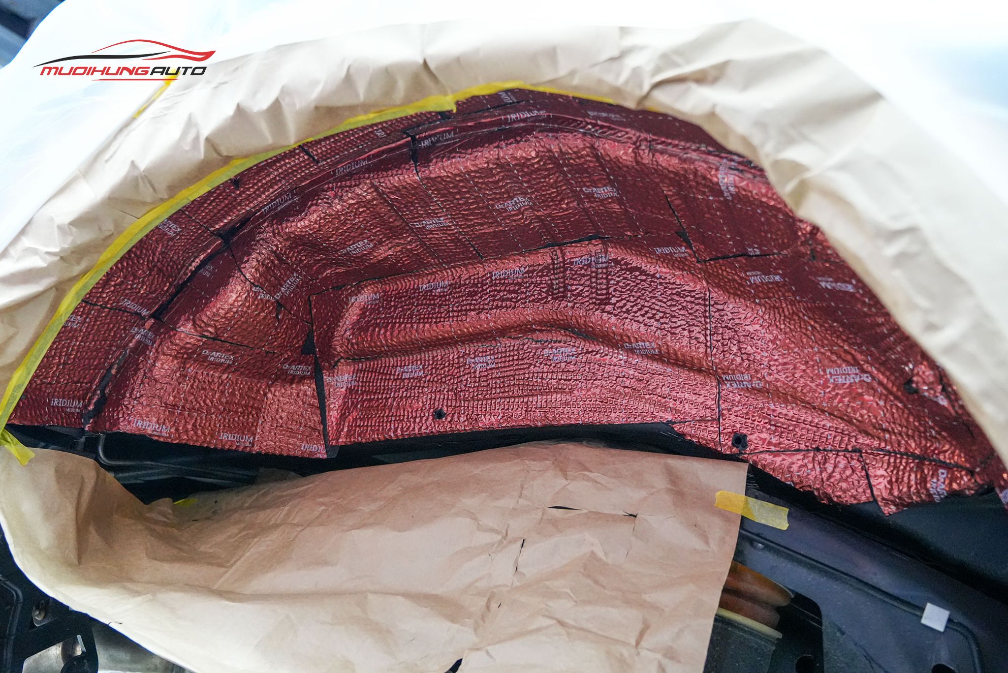 Cách âm chống ồn hốc bánh xe Ford Everest 2024