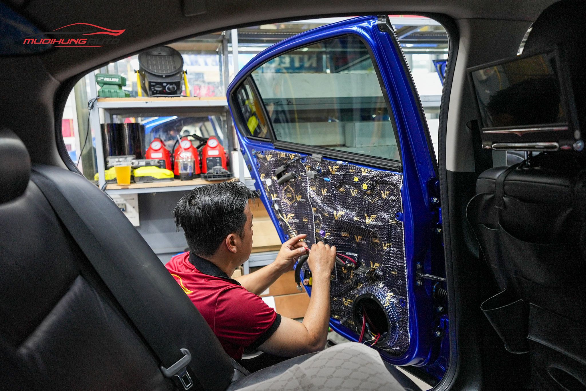 Cách âm cửa xe cho ô tô Honda City 2016