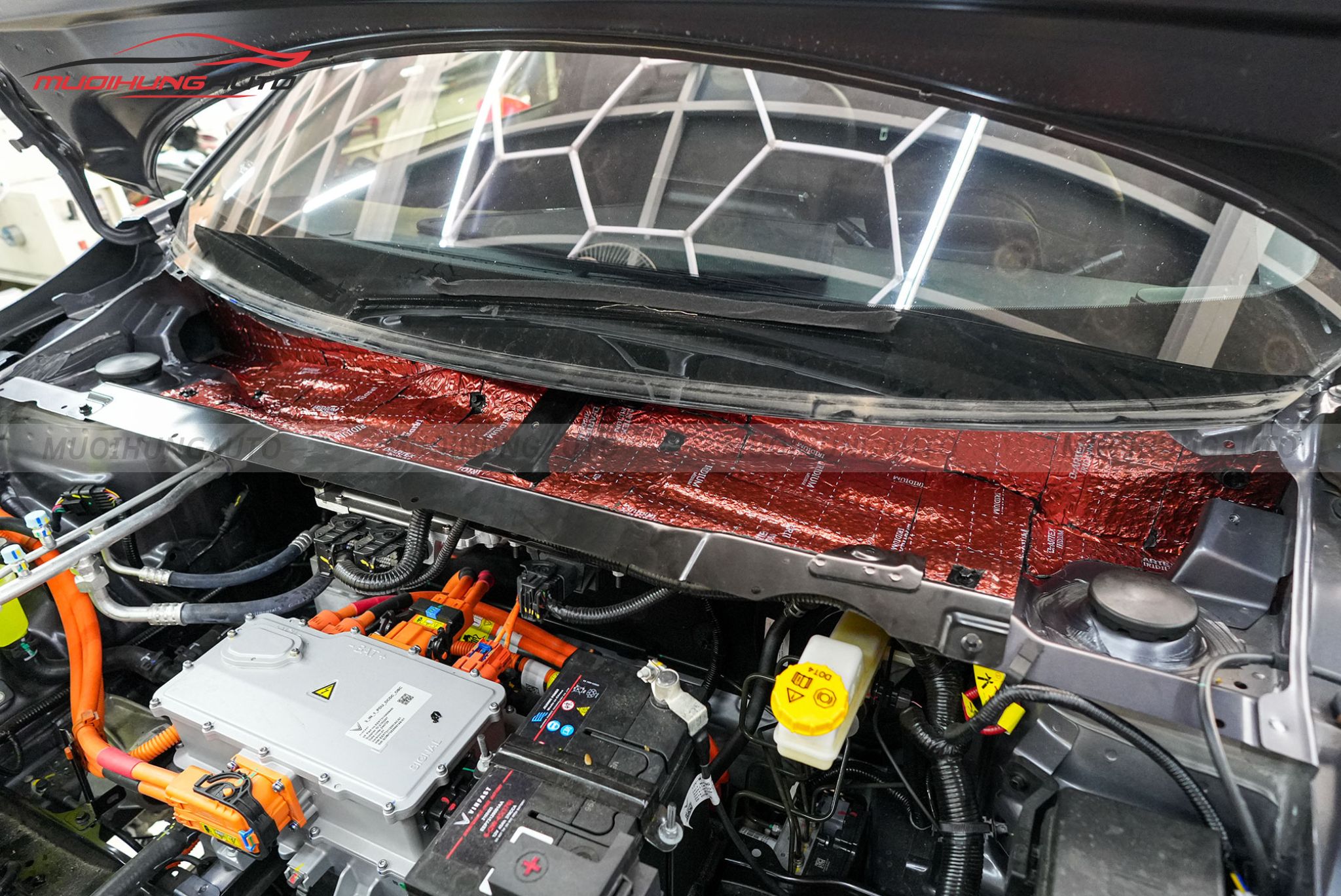 Cách âm đường chân kính lái xe hơi Vinfast Minio Green