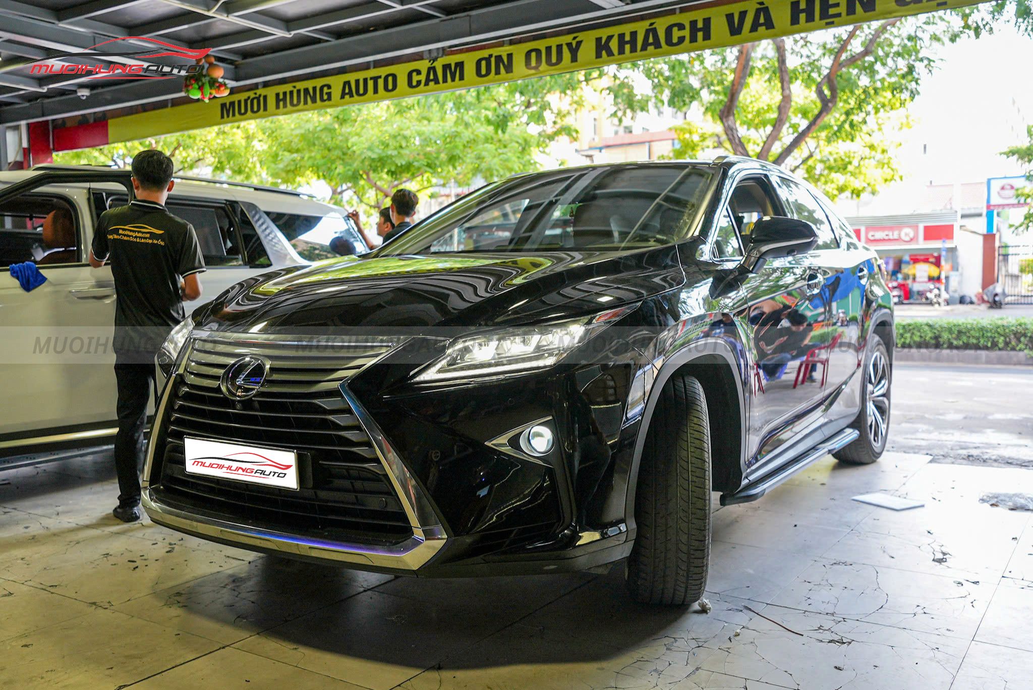 Cách âm hốc bánh Lexus RX350 2016