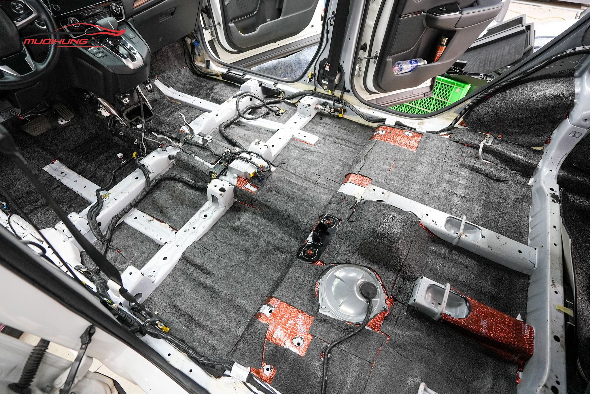 Cách âm sàn xe cho Honda CRV 2019
