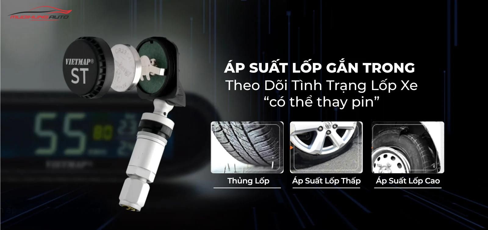 Cảm biến áp suất lốp V3