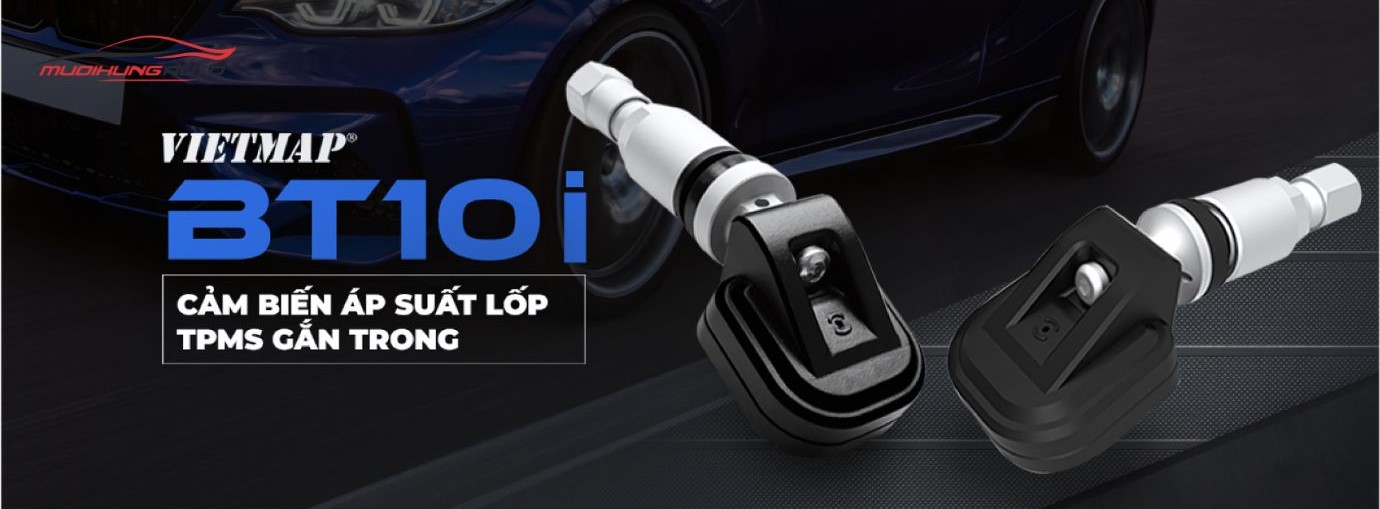 Cảm biến áp suất lốp Vietmap BT10 van trong