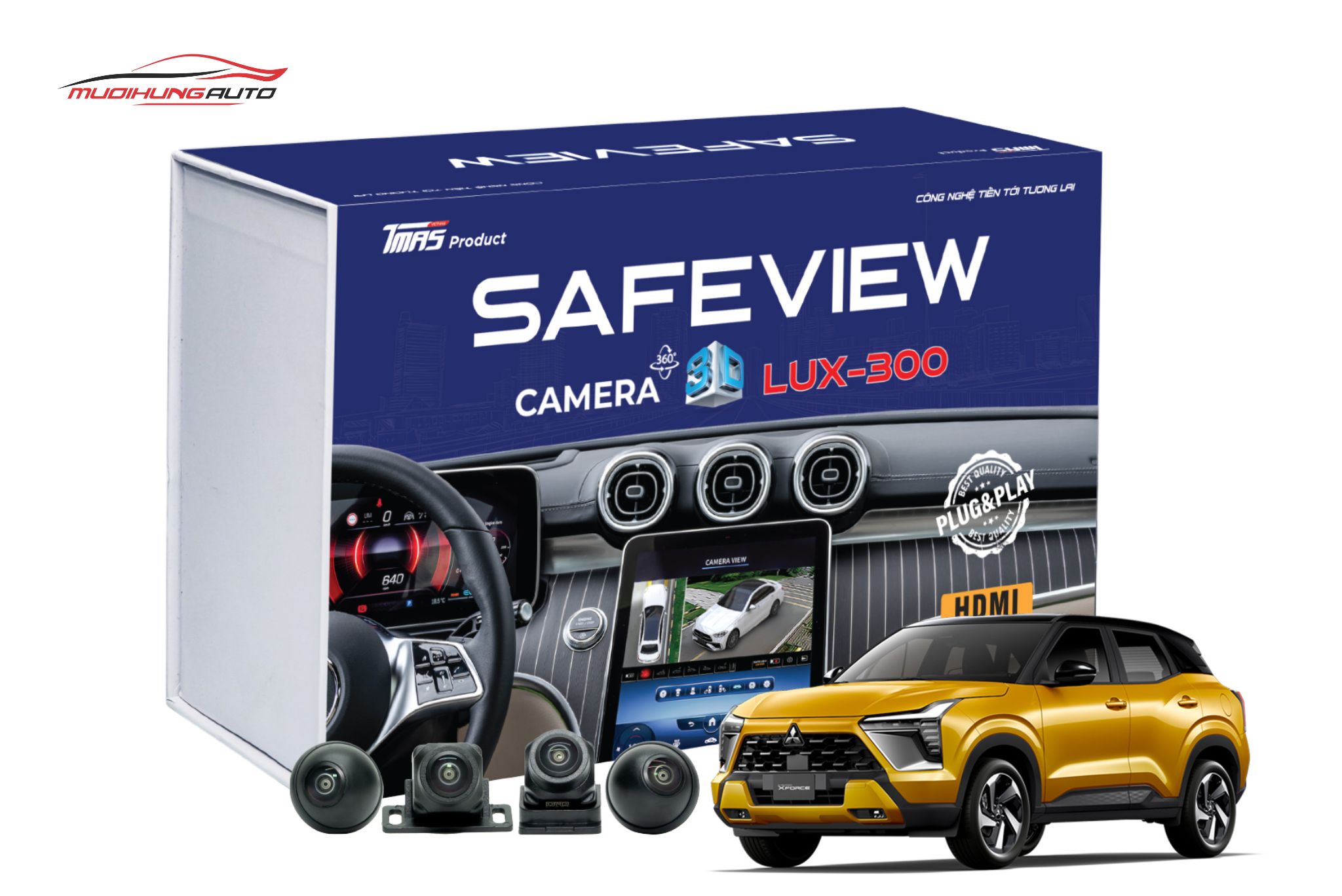 Camera 360 Safeview Lux-300 cho ô tô Mitsubishi Xforce