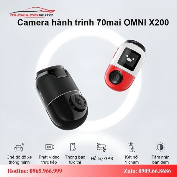 camera hành trình Xiaomi 70mai Omni X200