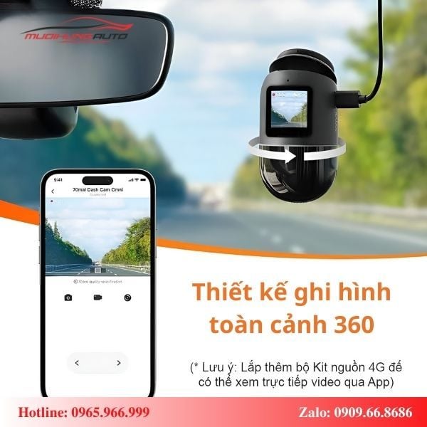 camera hành trình Xiaomi 70mai Omni X200