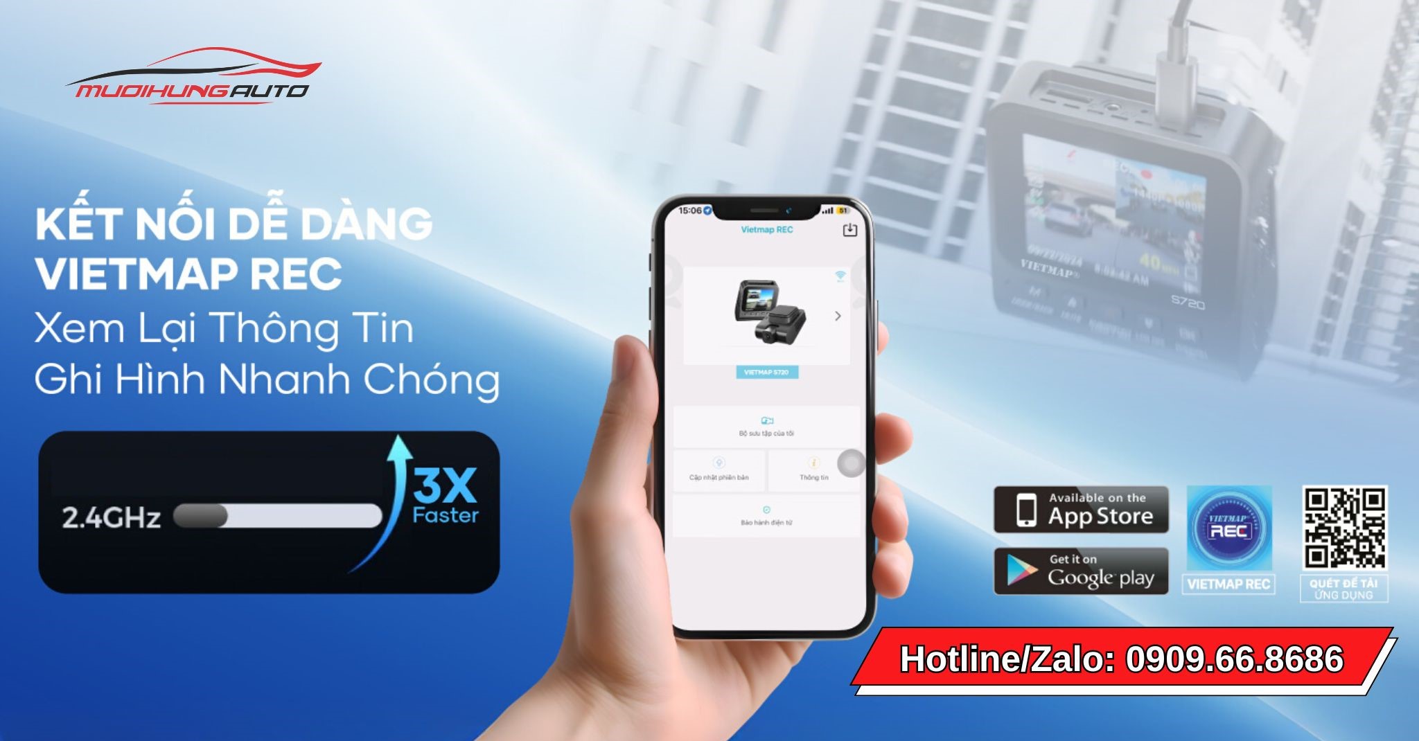 Camera ô tô Vietmap S720