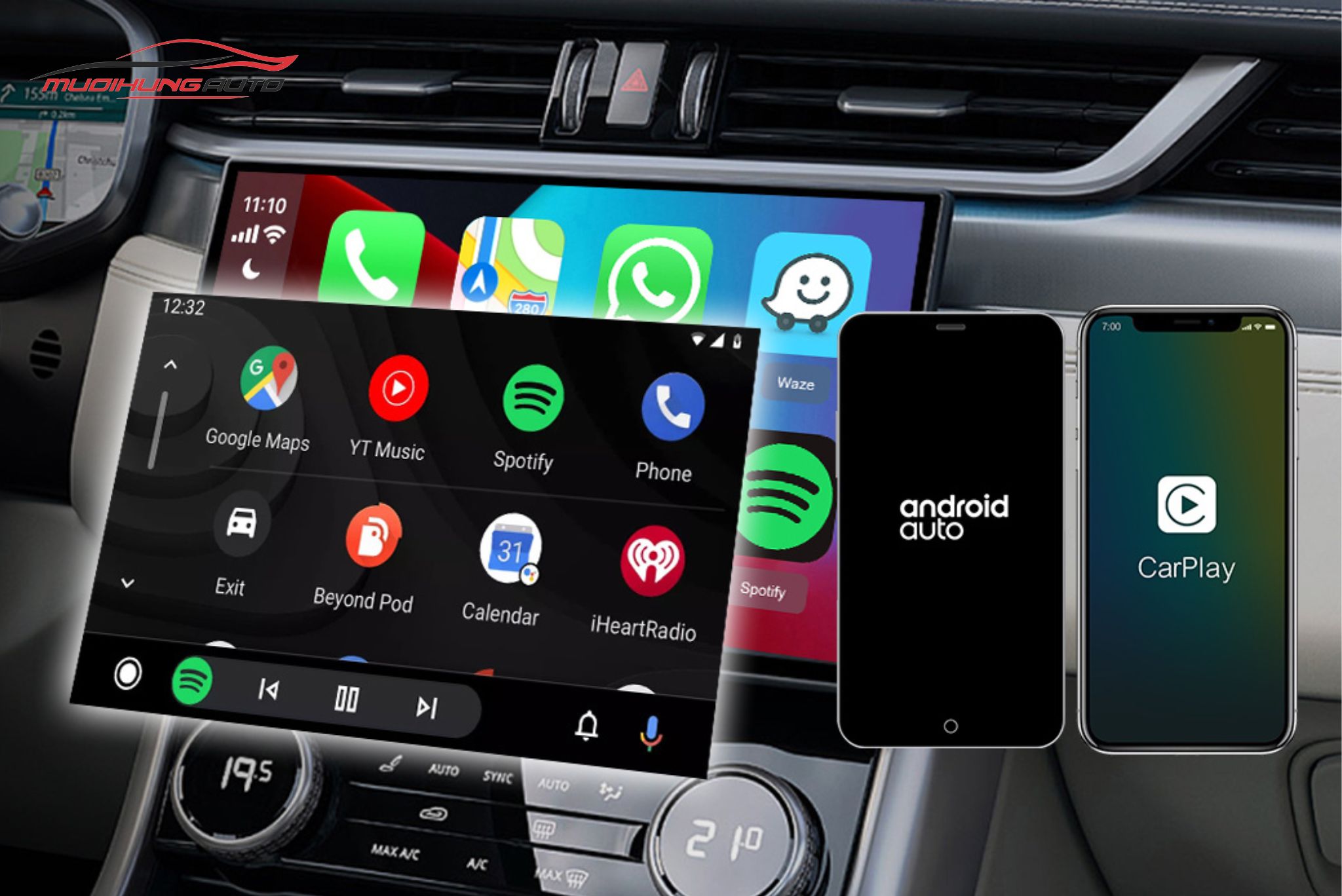 Carplay AI Box ô tô Carlinkit Tbox Ambient