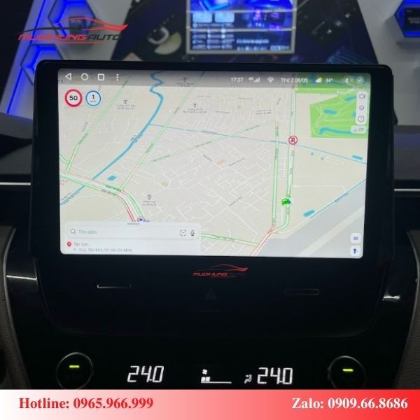 Chỉ đường chính xác với Toyota Altis