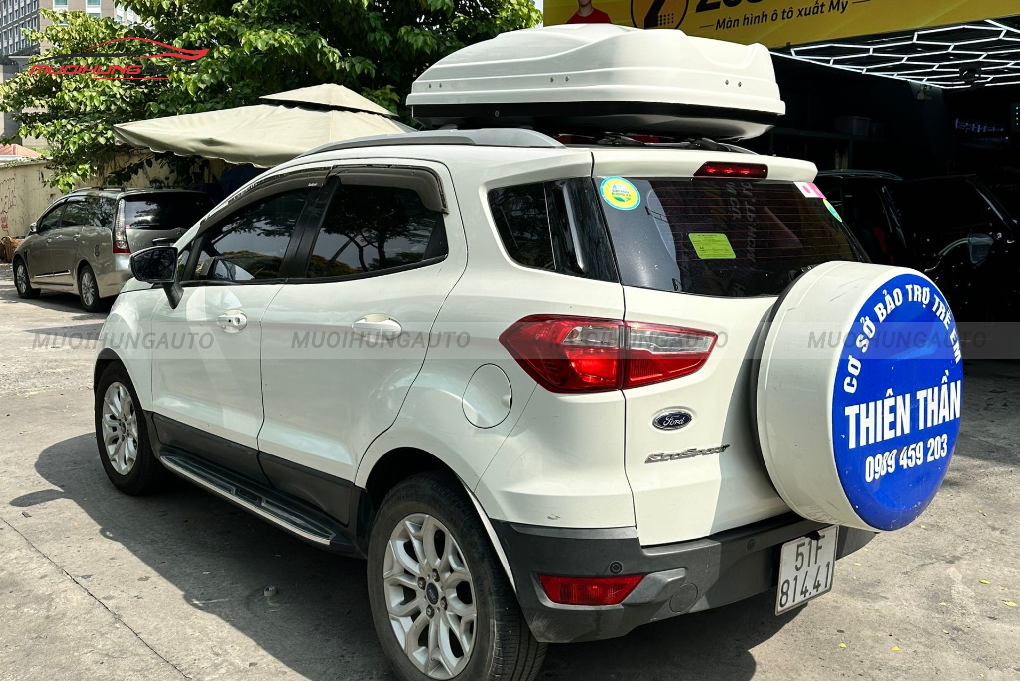 Cốp để đồ nóc xe Ford Ecosport 2015