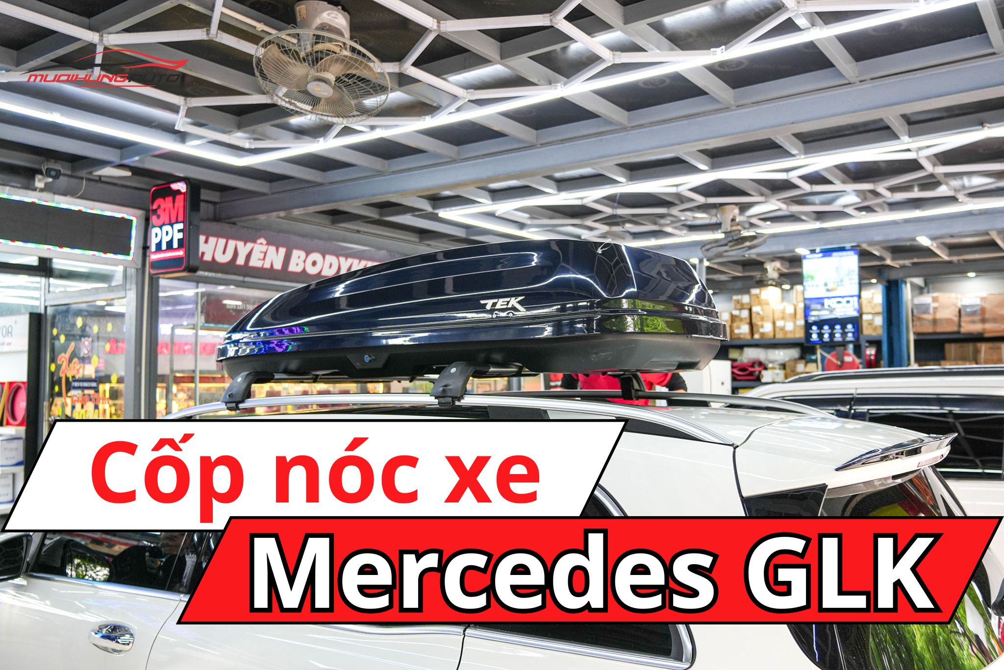 Cốp nóc ô tô Mercedes GLK