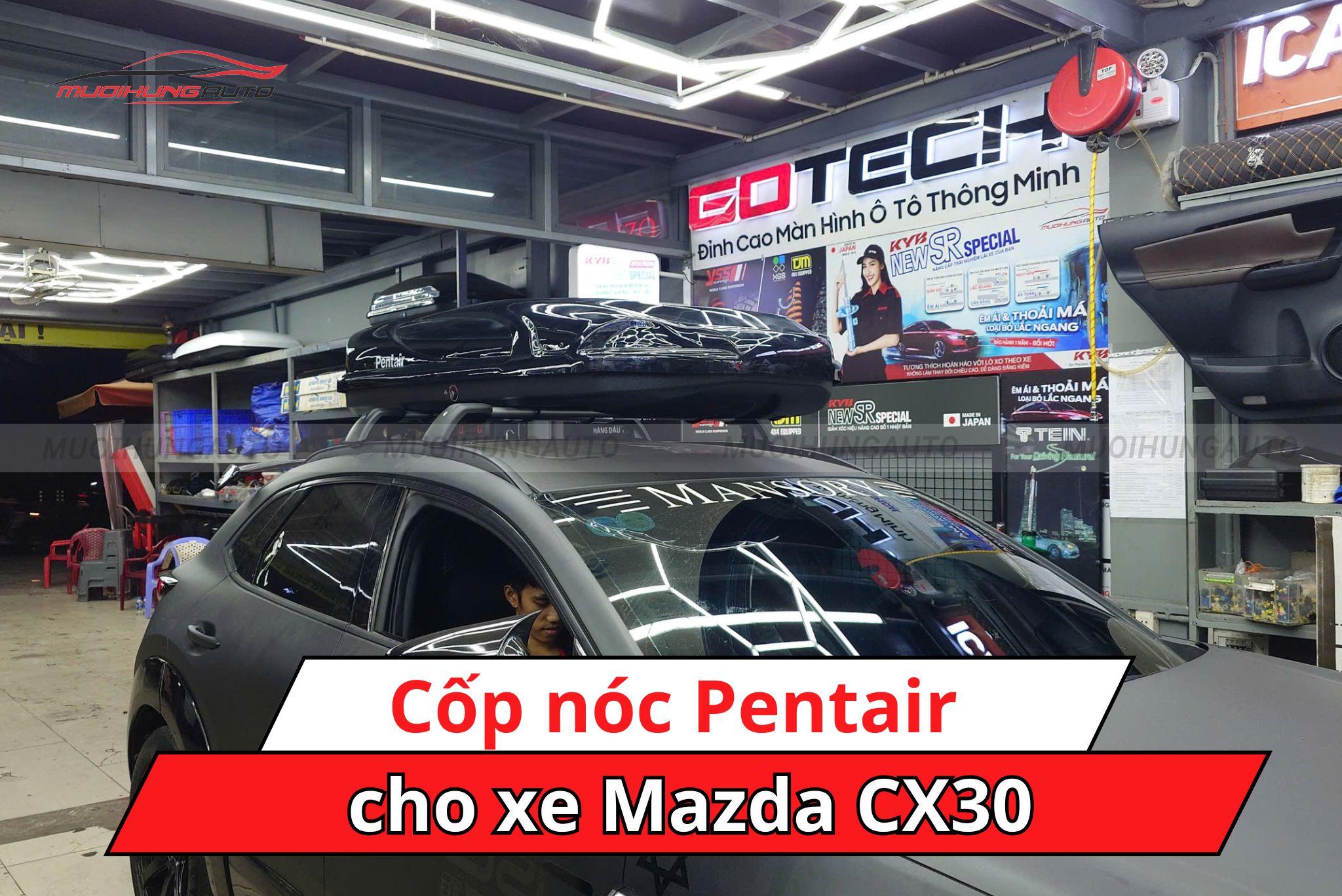 Cốp nóc Pentair xe Mazda CX30