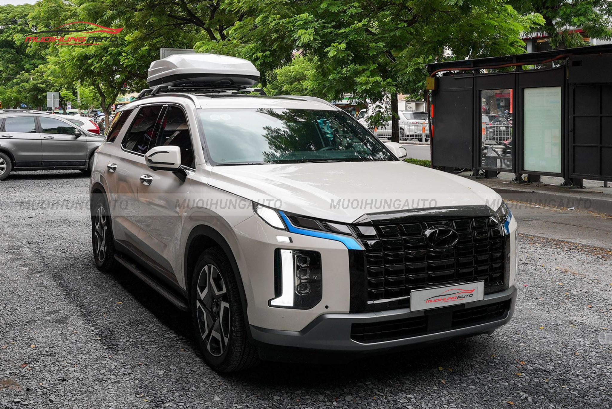 Cốp nóc phi thuyền Hyundai Palisade 2024