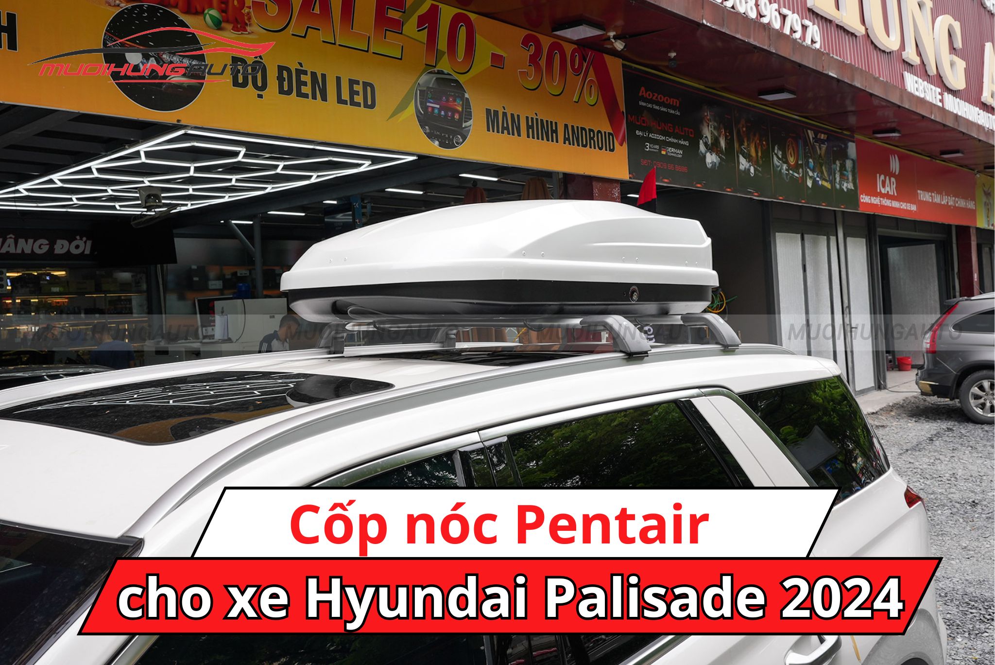 Cốp nóc phi thuyền Pentair cho Hyundai Palisade 2024