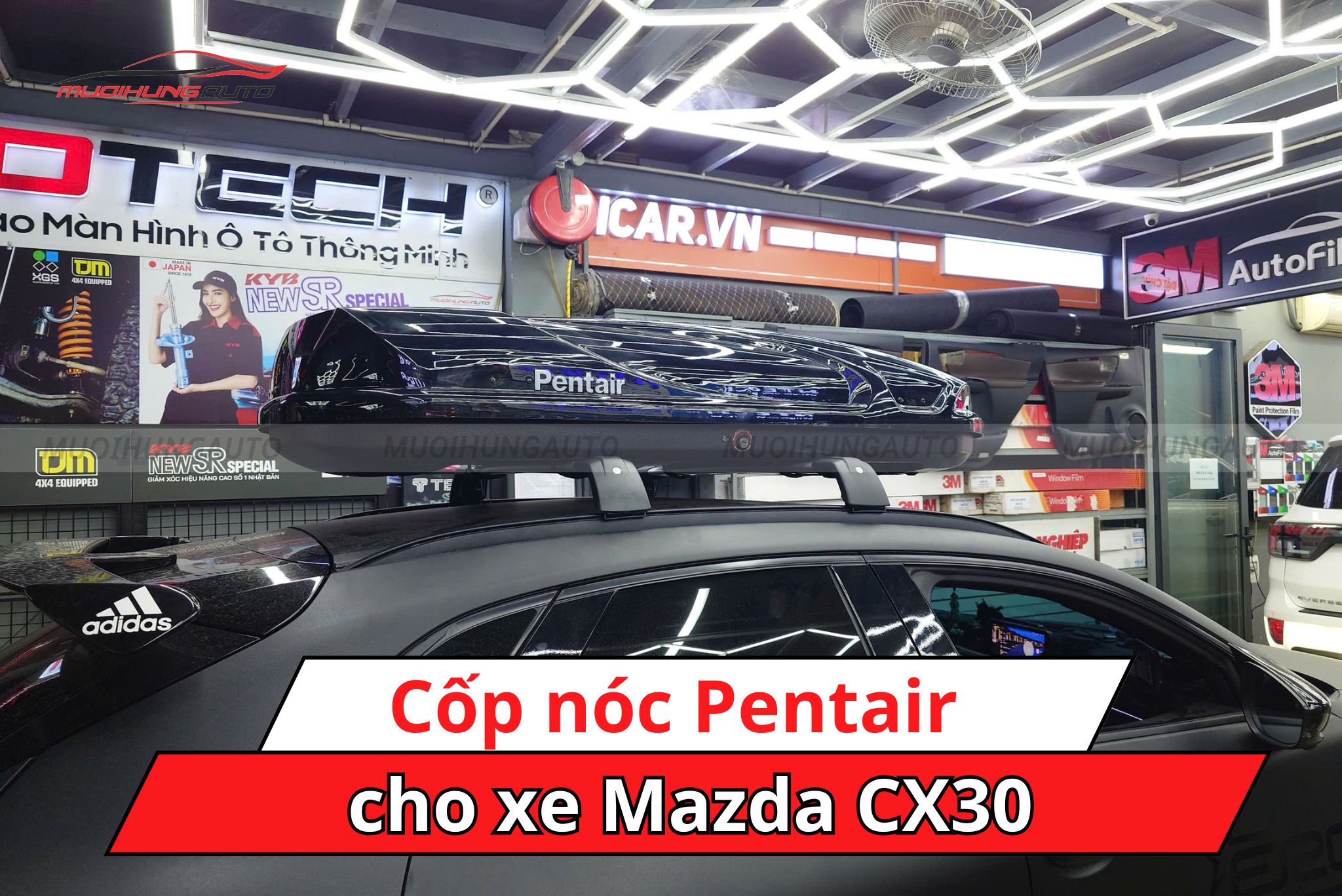 Cốp nóc phi thuyền Pentair cho xe Mazda CX30