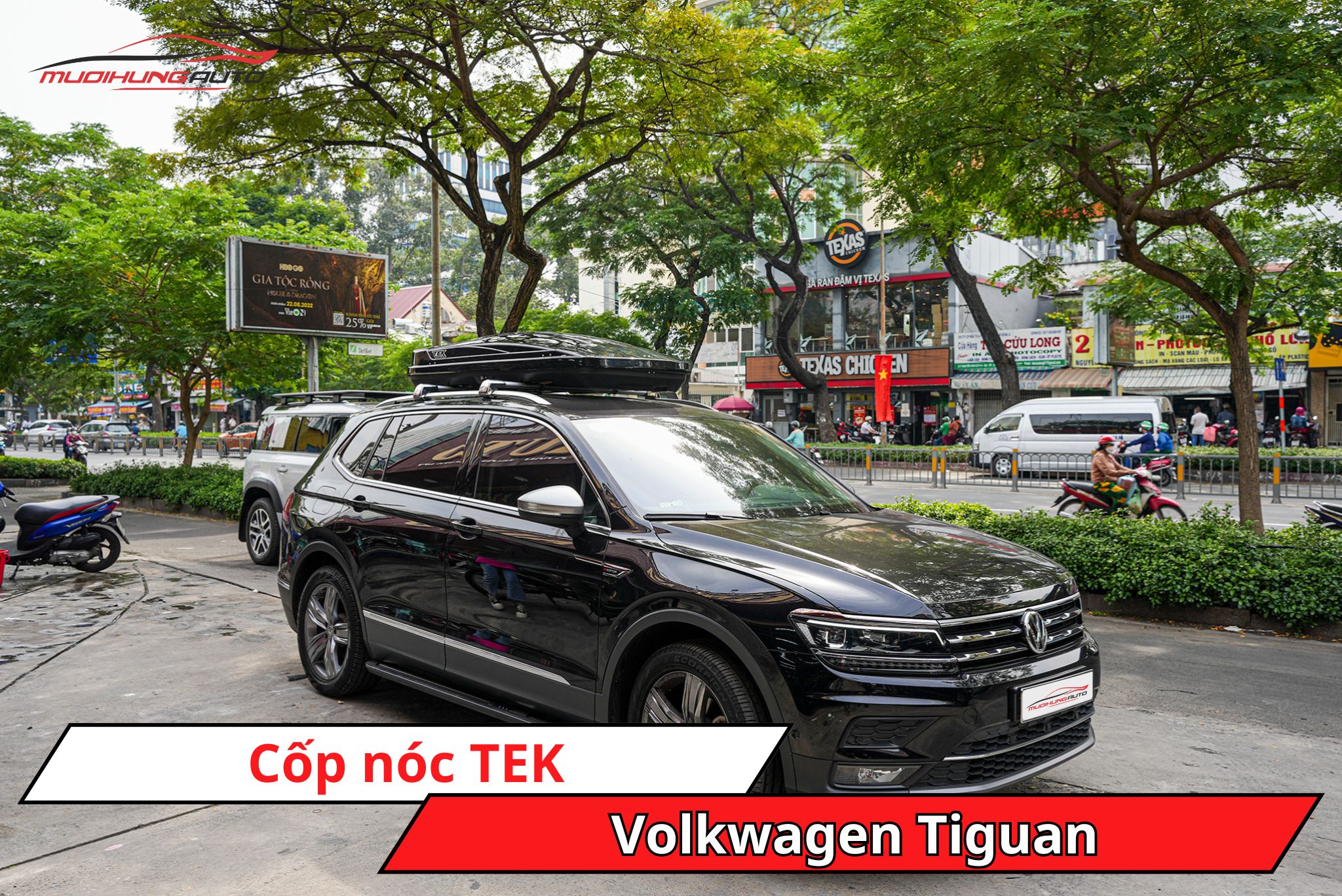 Cốp nóc TEK cho ô tô Volkswagen Tiguan