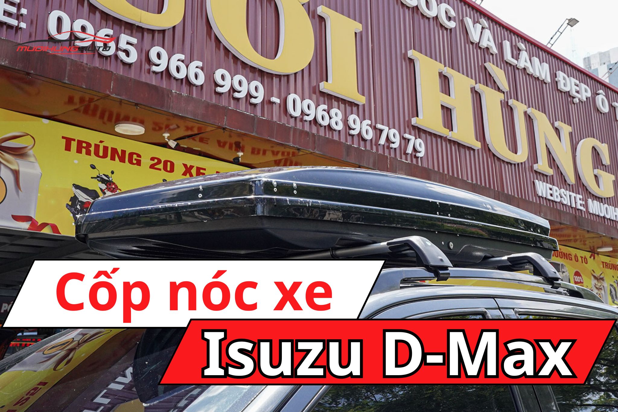 Cốp nóc xe ô tô Isuzu D-Max