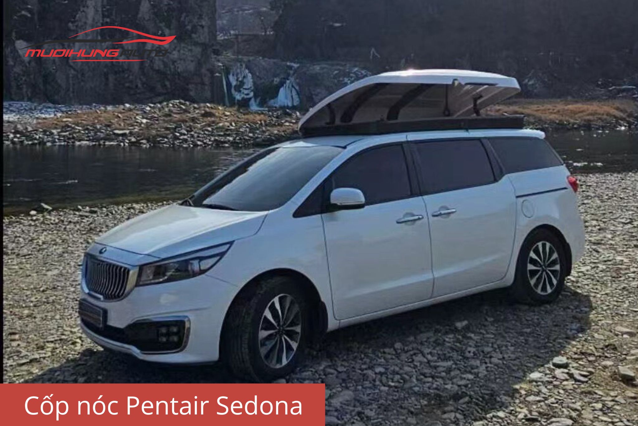 Cốp nóc xe ô tô Pentair 600L - Mã PT5719