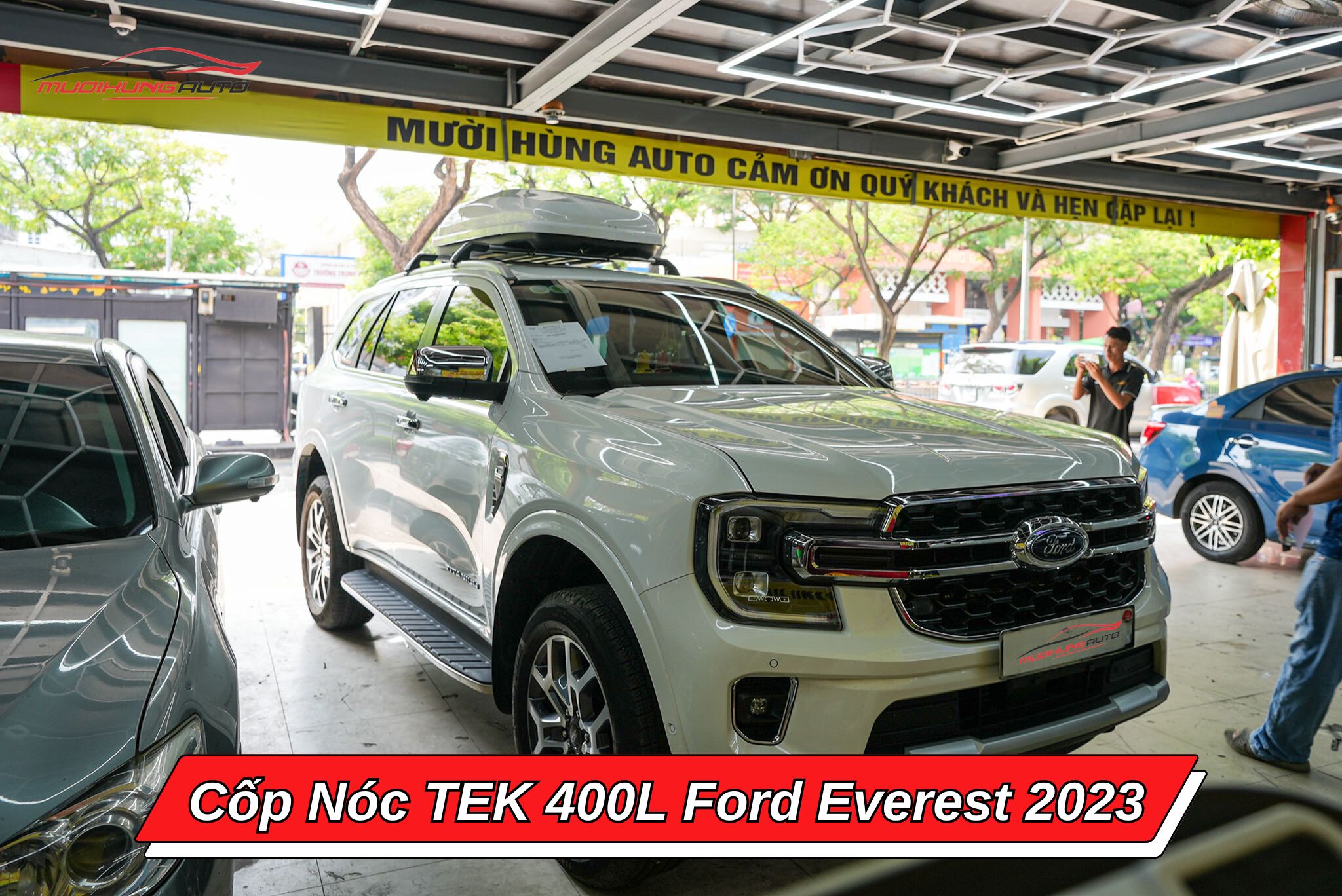Cốp phi thuyền TEK 400l cho ô tô Ford Everest 2023